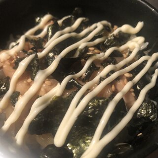 鶏もも肉とキャベツの照りマヨ丼⭐︎